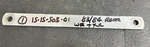 Husqvarna Wr-xc 125/250/500 Rear Brake Torque Arm 1983-84 P/n 15-15-503-01 (NO1). Fixed Price $25.00.