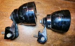 Pair Vintage Guide #9542 Miliary Blackout Taillight Housings & Mounts. Fixed Price $80.00.