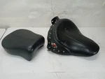 Harley-davidson 2014 Softail Heritage Solo Seat & Pillion Red Concho 51493-09. Fixed Price $299.00.