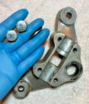1970 Yamaha Handle Crown With Flange Bolts Mounting Hardware. Fixed Price $16.00.