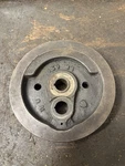 Harley Oem Knucklehead 1936 1937 1938 1939 Motor Flywheel 150-35 168H. Fixed Price $550.00.