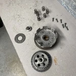 1981 Kawasaki Clutch Basket Hub. Fixed Price $30.00.