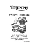 Triumph Owners Manual Book 1970 Daytona T100R & Trophy T100C. Fixed Price $19.50.