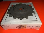 Aermacchi Harley Nos 35183-74P 16 Tooth Front Sprocket 76 SS175 & SS250. Fixed Price $9.98.