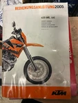 Ktm Service Manual 2005 625 Smc Sxc. Fixed Price $40.00.