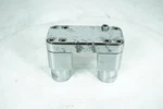 2001 Harley Softail Flstf Fat Boy Oem Front Handlebar Riser Top Clamp Chrome. Fixed Price $49.50.