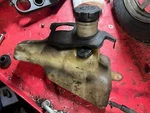 1984 Yamaha Riva CA50L Oil Tank + Cap Rubber Splash Guard. Fixed Price $29.85.