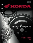 Honda Service Manual VTX1300S 2003- 61MEA00. Fixed Price $75.00.