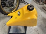 1982 Yamaha YZ125 Original Gas Fuel Petrol Tank. Fixed Price $125.00.