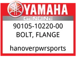 Yamaha Oem Part 90105-10220-00 Bolt, Flange. Fixed Price $11.49.