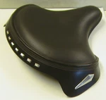Police Solo Seat Leather Skirt Knuckle Panhead Shovelhead Evotution Tc Bobber. Fixed Price $520.00.