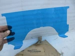 Nos Harley Davidson Blue Beaded Windshield Adjustable Section 58026-60 Panhead. Fixed Price $325.00.