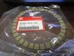 Honda Oem Clutch Plate New 22201 KZ3 730. Fixed Price $9.99.