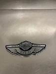 2003 Harley Davidson Fat Boy Flstf F/l Anniversary Fuel Gas Tank Medallion. Fixed Price $102.00.
