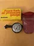 Suzuki Front Fork Air Pressure Gauge Vtg. 0-40 Psi Part No. 96200-41310. Fixed Price $25.00.