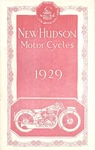 1929 New Hudson Motorcycle Catalog Antique Reproduction. Fixed Price $26.00.
