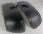 Indian Flat Blk Rh/lh Drk Hrse Chlnr Sadllebag Lids 1026045-866 1026044-866. Fixed Price $182.25.