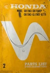 Honda CD175-K3, CB175-K3, CL175-K3, Genuine 238 Page Parts Manual 1971. Fixed Price $40.44.