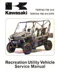 Oem Genuine Kawasaki Owner's Service/repair/shop Manual 2012 Teryx 750 4X4. Fixed Price $39.99.