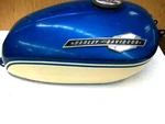 Harley-davidson 1963-65? Xlh Sportster Turtle Gas Tank Hi-fi Blue & Birch White. Fixed Price $749.00.