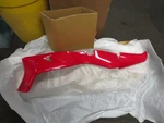Nos Suzuki Oem Red Leg Side Shield 03-06 AN400 Burgman 48171-14G00-YU7. Fixed Price $149.99.