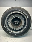Yamaha Maxim Rear Rim / Wheel Assembly (1982). Fixed Price $65.00.
