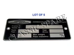 Aermacchi H-d Italy Ss Sx ST125 175 250 350 Sprint Baja Aletta Ala Data Plate. Fixed Price $92.51.