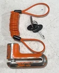 Harley-davidson Orange Disc Brake Lock & Reminder Cord Oem# 94873-10 Item 11. Fixed Price $30.00.