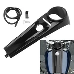 Dash Panel Gas Tank Fuel Console Cover Glossy Black For Harley Softail 2000-2017. Fixed Price $90.39.