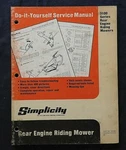 Simplicity 3100 Series 3105 3108 3110 Riding Lawn Mower Tractor Repair Manual. Fixed Price $30.76.