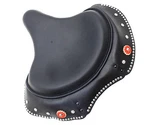 Black 1947 "deluxe" Style Solo Seat For Harley Knuckle Ul Pan 45 Servi 52006-47. Fixed Price $518.00.