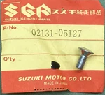 Qty New Genuine Suzuki 02131-05127 Screw Headlamp. Fixed Price $12.16.