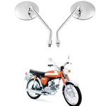 Chrome Round Motorcycle Rear-view Side Mirrors For Suzuki A100 AC100 RV90 AC90. Fixed Price $24.44.