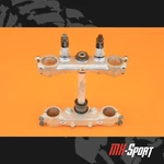 1985 CR500R Oem Triple Tree Steering Stem Upper Lower Fork Clamps. Fixed Price $79.99.