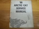 1980 Arctic Cat Factory Service Manual, Wire Diagrams P/n 0153-324. Fixed Price $20.00.