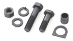 Parkerized Pinch & Pivot Bolt Nut Set For 1954 - 1976 Harley Kick Starter Arm. Fixed Price $22.00.