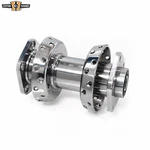 Chrome Dual Flange Wheel Hub 7/16" Holes Fit For Harley 1973-1985 REPL.43540-73A. Fixed Price $205.00.