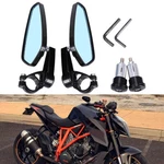 Black 7/8" Handle Bar End Rear View Side Mirrors Set For Honda CBR600RR CBR1000R. Fixed Price $19.94.