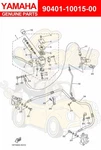 Yamaha Bolt, Union 90401-10015-00 Oem New. Fixed Price $19.00.