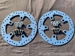 Harley Polished Front Brake 11.5 Enforcer Rotors 00-07 Touring W/bolts Flhx Fltr. Fixed Price $189.00.