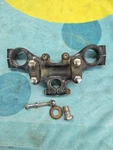 Yamaha DT400 DT250 DT360 Upper Triple Fork Handlebar Clamps 1975 1976. Fixed Price $19.00.
