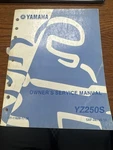 03 Yamaha YZ250S Owner's Service Manual Book LIT-11626-17-38. Fixed Price $30.00.