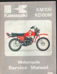Kawasaki KM100 KD80M Motorcycle Service Manual MN2645. Fixed Price $24.95.