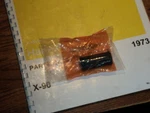 1975 Harley Aermacchi X-90 Brake Pedal Rubber 42414-68P. Fixed Price $25.51.