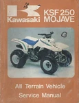 1987 Kawasaki Atv Ksf 250 Mojave P/n 99924-1067-01 Service Manual (795). Fixed Price $35.18.