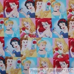 Boneful Fabric Fq Cotton Quilt Rainbow Disney Princess Girl Block Square Ariel. Fixed Price $7.21.