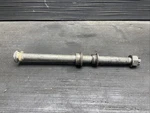 2005 Kawasaki Ninja ZX10R Rear Wheel Axle With Spacers #12425. Fixed Price $35.00.