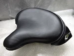 Nostalgic Skirted Leather Solo Spring Saddle Seat Softail Harley Davidson. Fixed Price $712.50.
