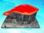 Mold Only - Low And Mean Shaft Drive Cover ( With Lic Plate) Streak / M95. Fixed Price $200.00.