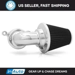 Chrome Cone Air Breather Filter For 1991-UP Harley Sportster 883 1200 Custom Xl. Fixed Price $159.37.